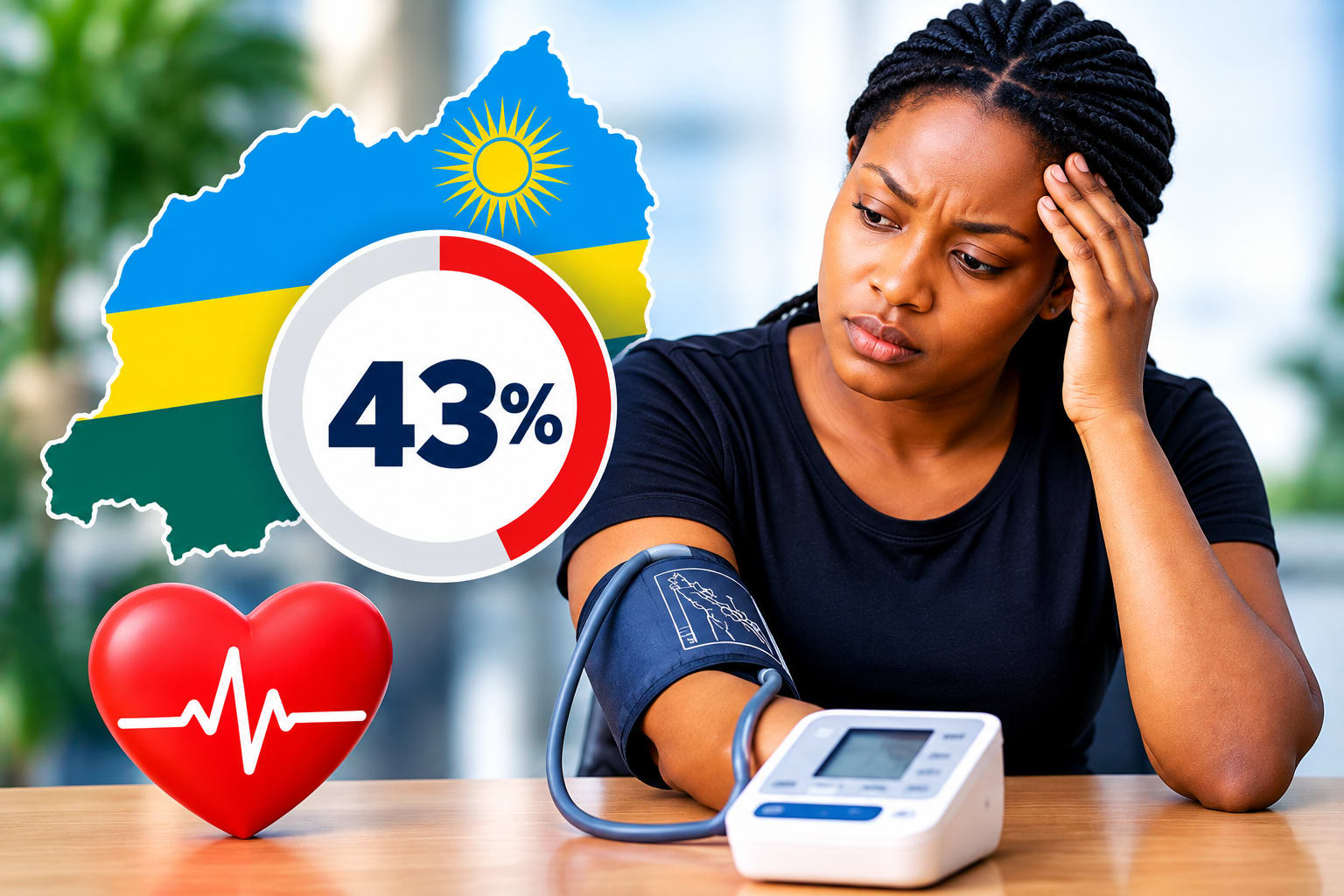 Rwanda: 43% by’abafite umuvuduko w’amaraso ntibabizi