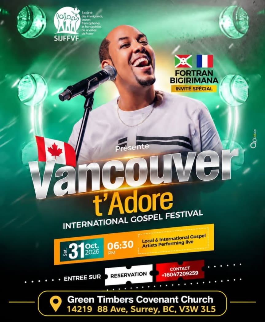 International Gospel Festival ‘Vancouver t’Adore’ Announced for October photo 2