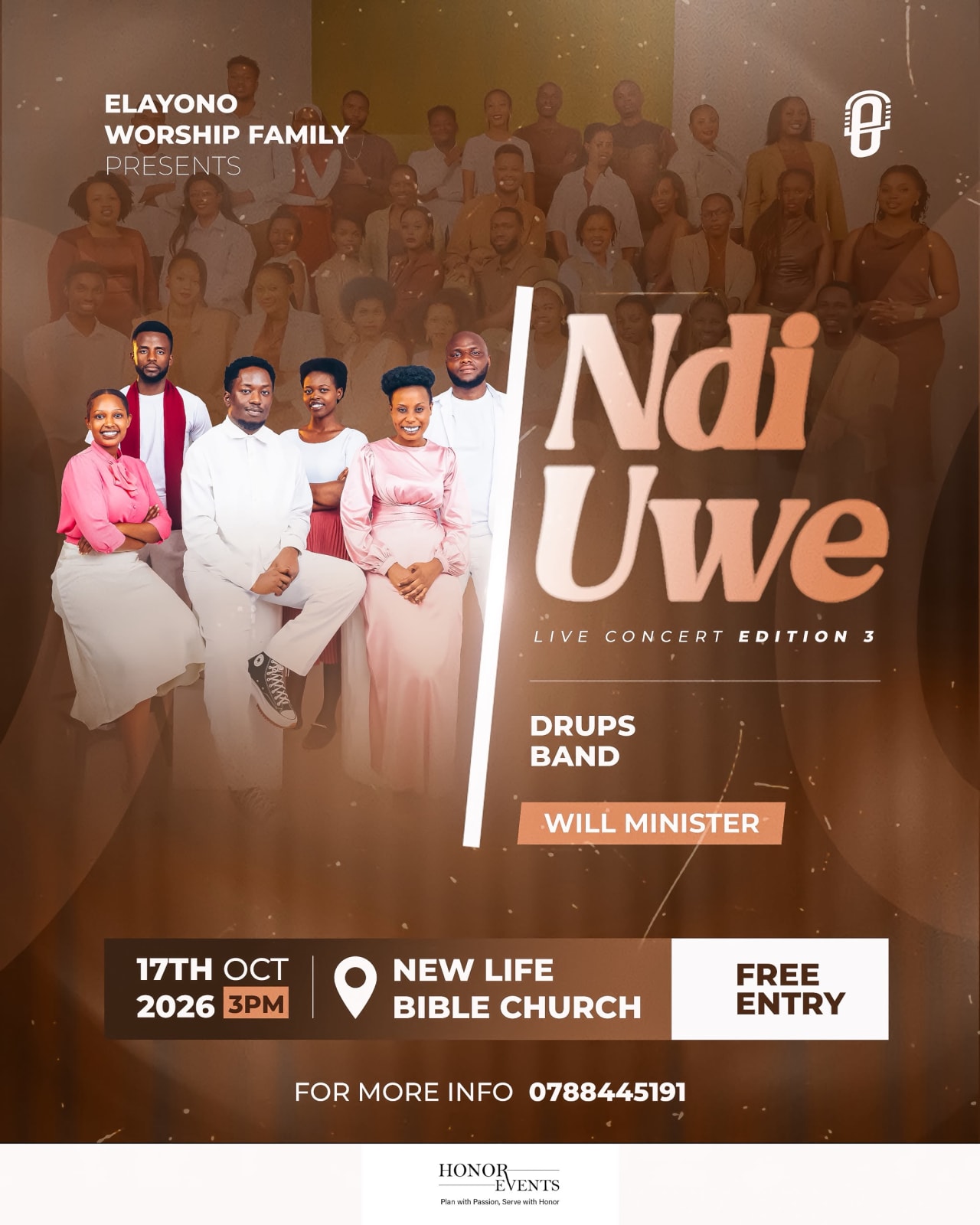 “Ndi Uwe live Concert” igiye guhuza Drups Band n’abandi baramyi mu gitaramo cyo photo 2