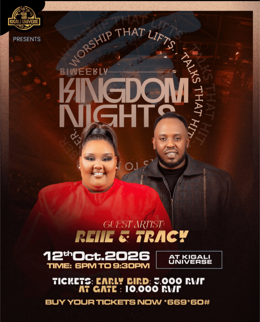 René Patrick na Tracy Agasaro bategerejwe muri Kingdom Nights yo ku wa 12 Ukwaki photo 2