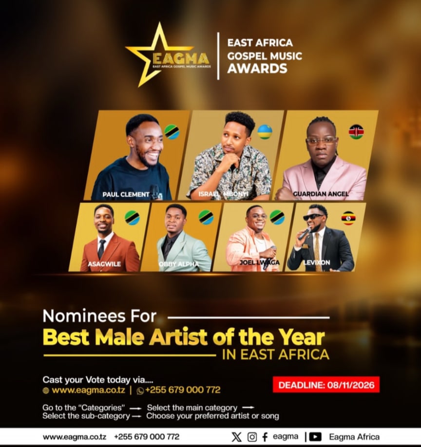 Israel Mbonyi ahataniye igihembo gikomeye muri Afurika y’Iburasirazuba photo
