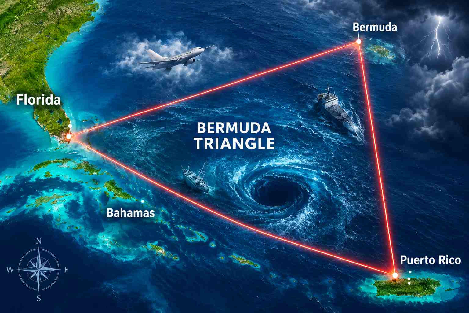 Bermuda Triangle: Aho amato n’indege byagiye biburirwa irengero, hagati y’amayobera n’ukuri
