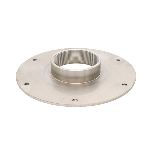 Flange made to customer specifications.