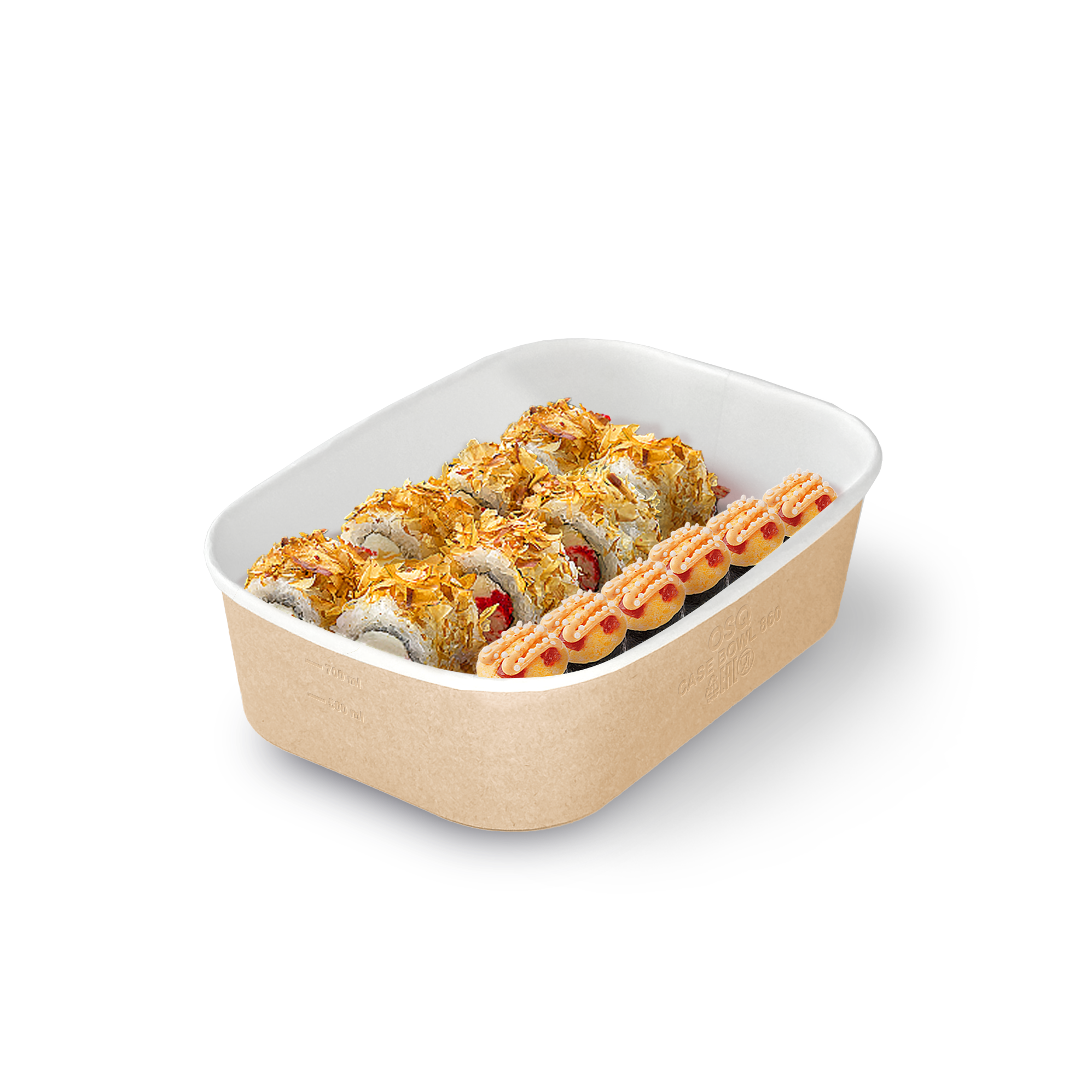 Контейнер OSQ CASE BOWL 860 (360шт/кор)+крышка, фото 1