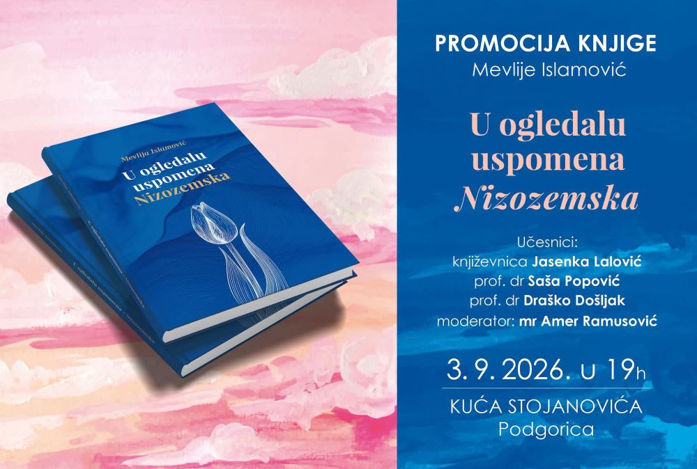 Promocija knjige „U ogledalu uspomena – Nizozemska“ u Podgorici