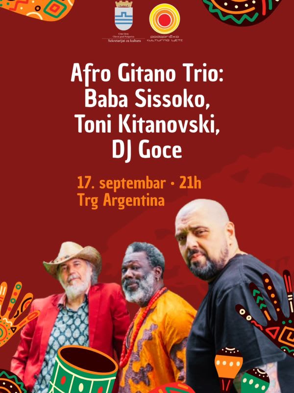 Afro Gitano nastupa na Trgu Argentina 17. septembra