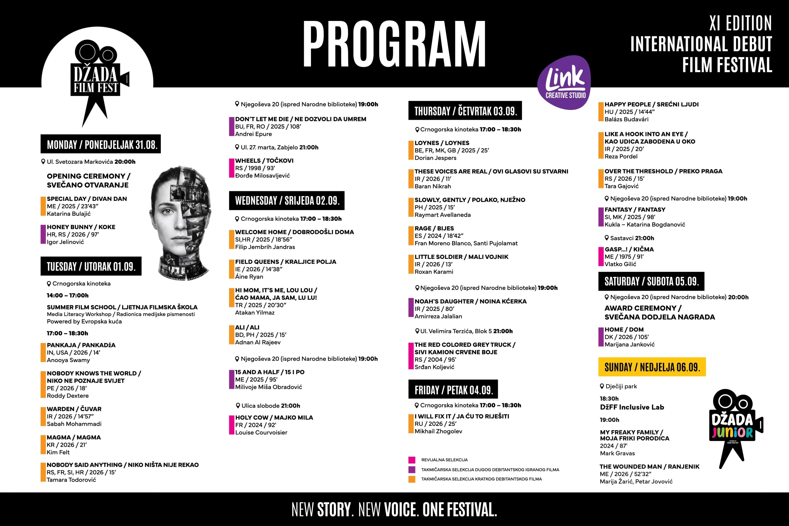 Džada Film Fest počinje u ponedjeljak: Podgoricu ponovo pretvara u bioskop pod otvorenim nebom