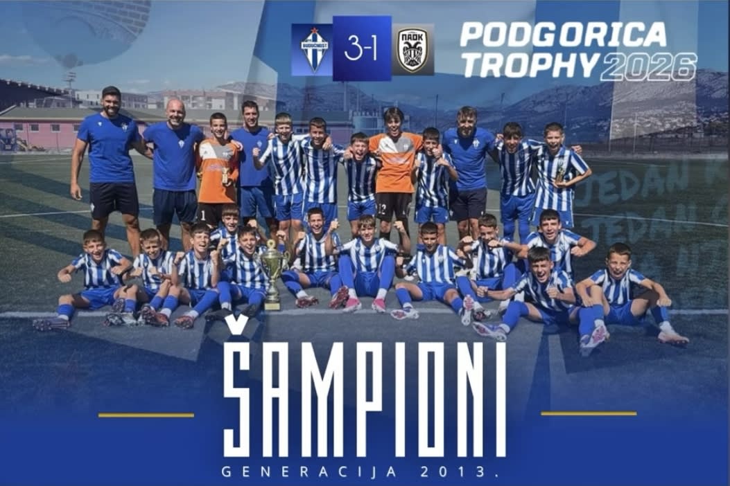 Budućnost osvojila Podgorica Trophy, generacija 2013. savladala PAOK u finalu