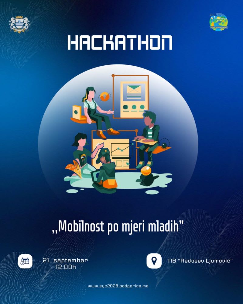 Danas u Podgorici hakaton „Mobilnost po mjeri mladih“