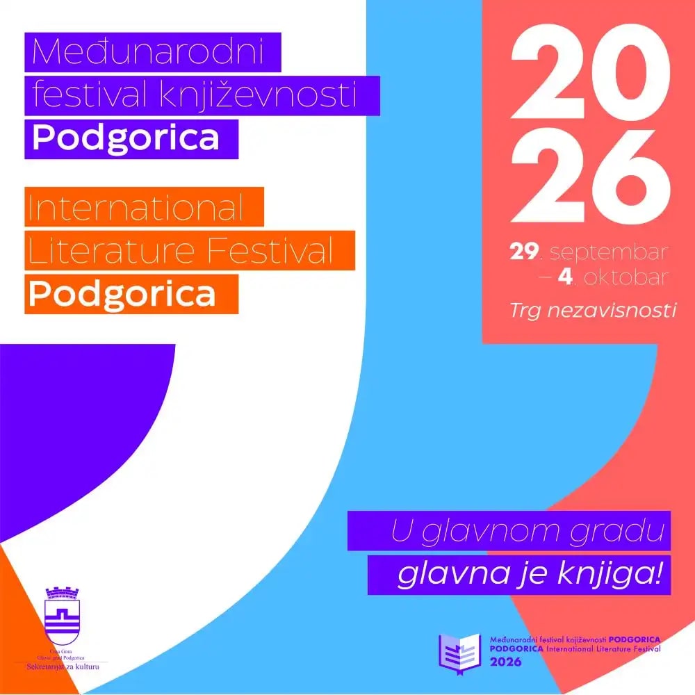 Međunarodni festival književnosti „Podgorica 2026“ počinje sjutra