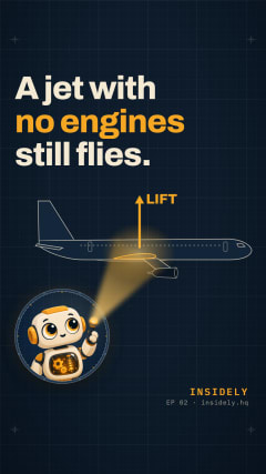 Cover for Why don't planes fall out of the sky when the engines go quiet?