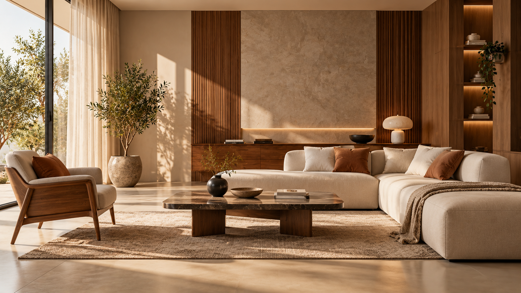 Warm Contemporary Living