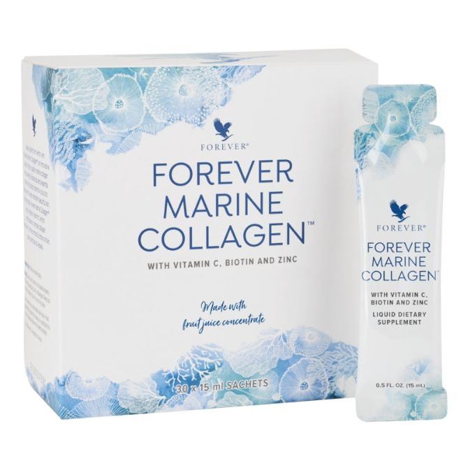 <a href="https://foreverliving.com:443/shop/usa/en-us/products/613-FOREVER-MARINE-COLLAGEN?purchaseFlowType=PERSONAL&languageCode=en-US&memberTitleId=1&storeId=2&productId=26687&countryCode=usa&isBots=true&fboId=360000786798" rel="noopener noreferrer" target="_blank">Forever Marine Collagen™</a>